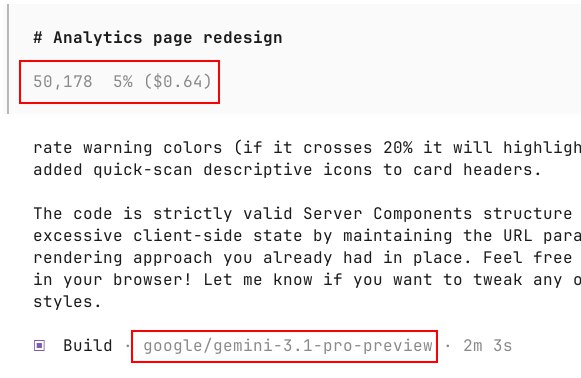 и вот столько стоила "дешевая" gemini3.1pro. в нормальном режиме вышло действительно недо…